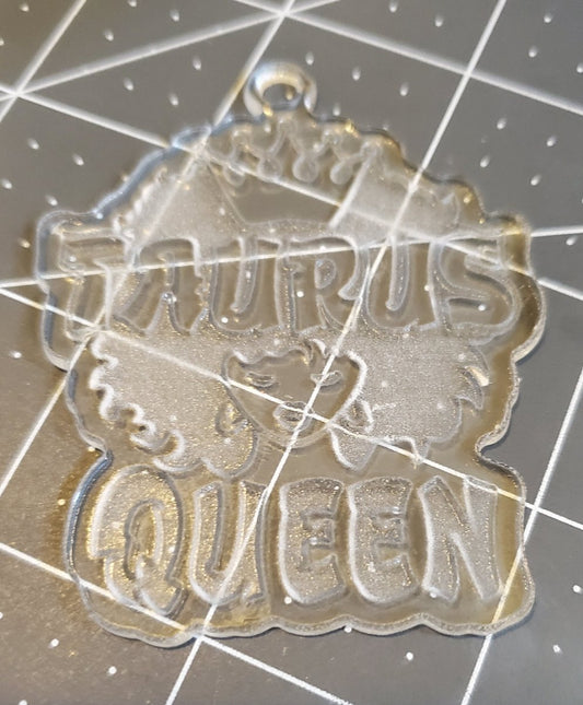 Zodiac Afro Queen Keychain Mold