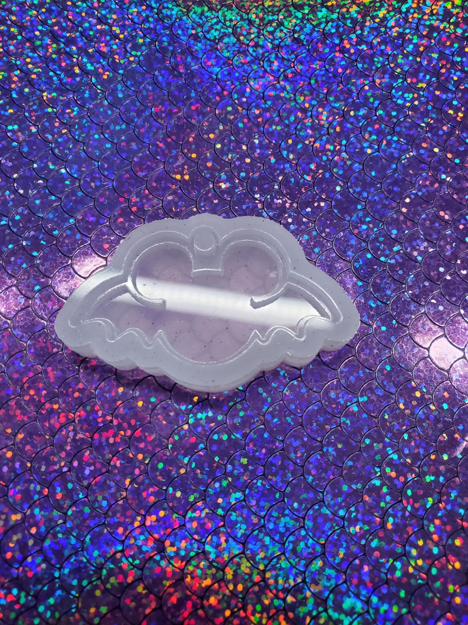 3D Bat Mouse Keychain Mold - Royalty Glitter Co 3D Bat Mouse Keychain Moldsilicone mold