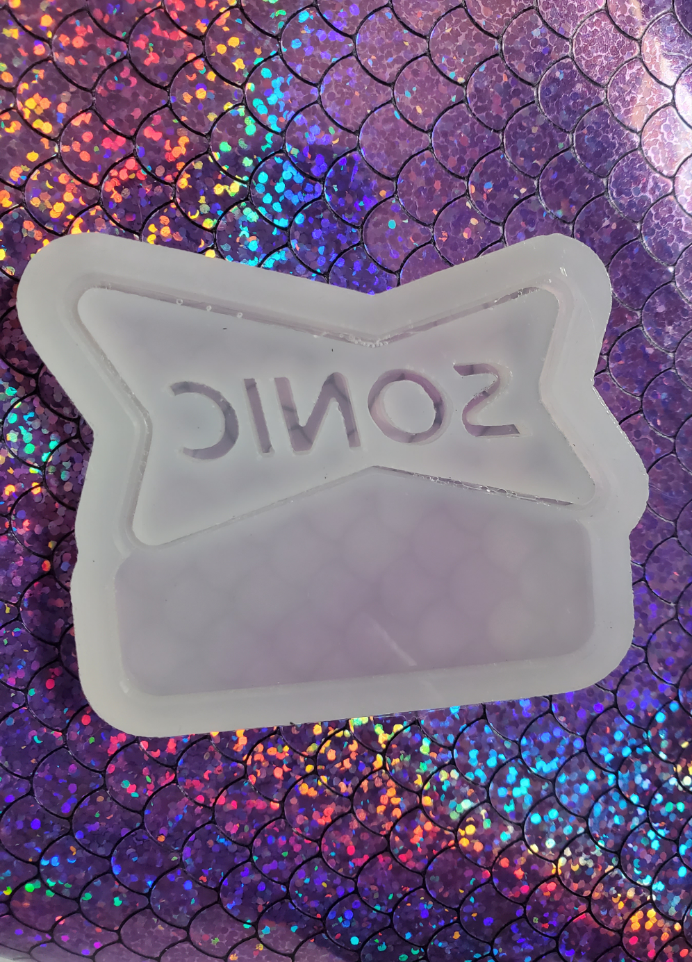 Sonic Name Tag 3D Mold