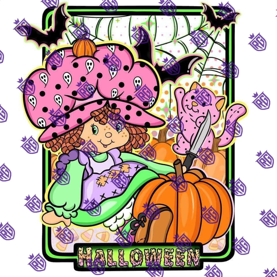 Strawberry Shortcake Halloween Acrylic Blank