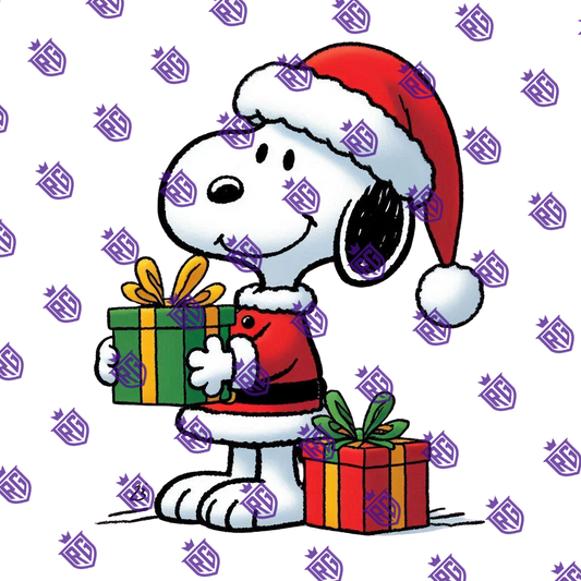 Christmas Snoopy *PNG* {Digital Download}