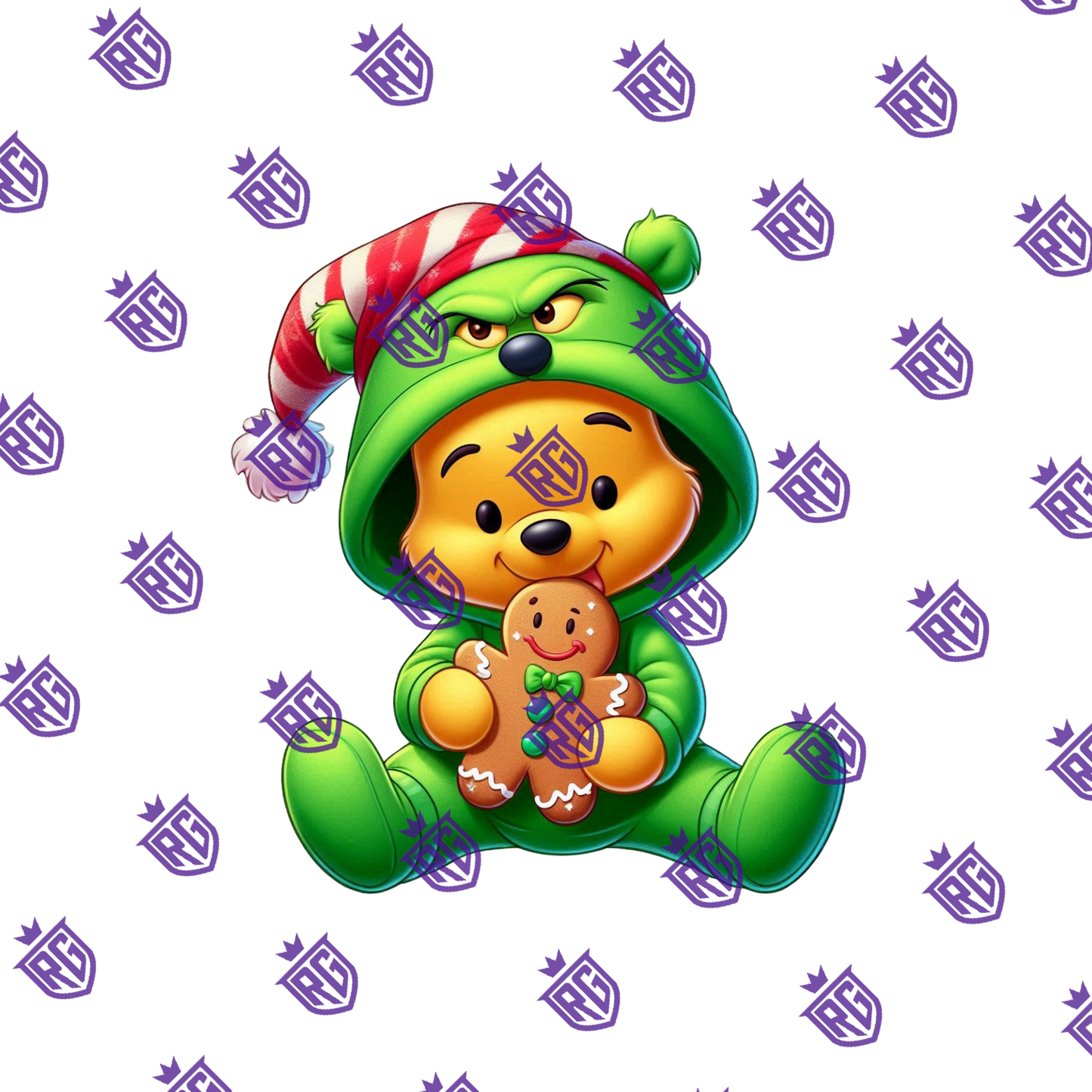 Grinch Pooh *PNG*{Digital Download}