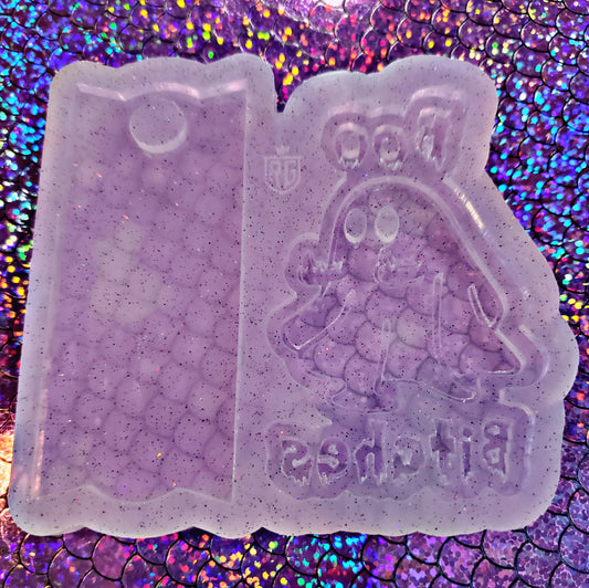 Boo Bitches Stanley Topper Mold {Clear so can be used with UV resin}