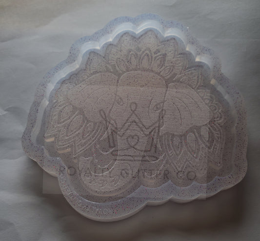 Elephant mandela tray