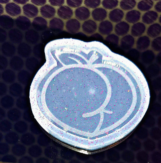 Peach Booty Charm/Magnet {Clear so can be used with UV Resin}