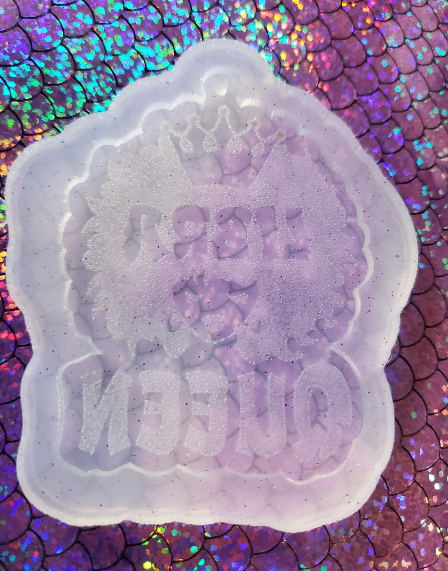 Zodiac Afro Queen Keychain Mold