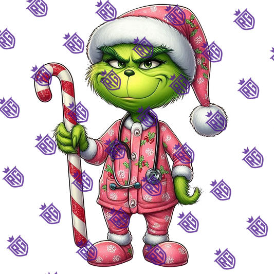 Pink Grinch Acrylic Blank Set