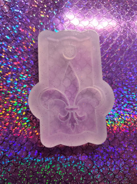 Fleur De Lis/ Mardi Gras 3D Stacked Stanley Tumbler Topper Mold