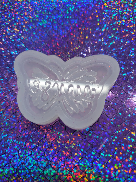 Butterfly Nurse Badge Reel Mold