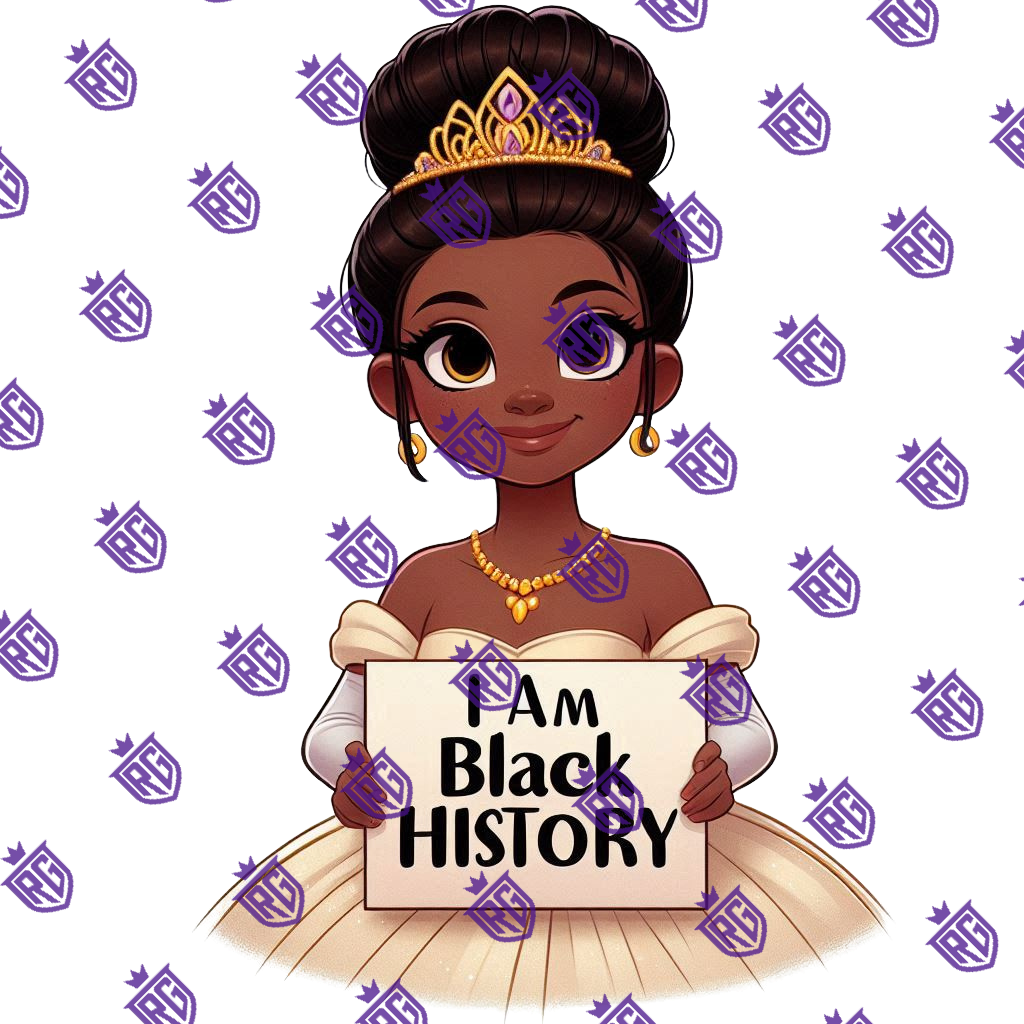 Black History Acrylic Blank With Decals