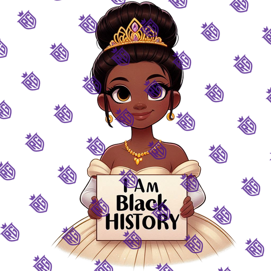 Black History Acrylic Blank With Decals