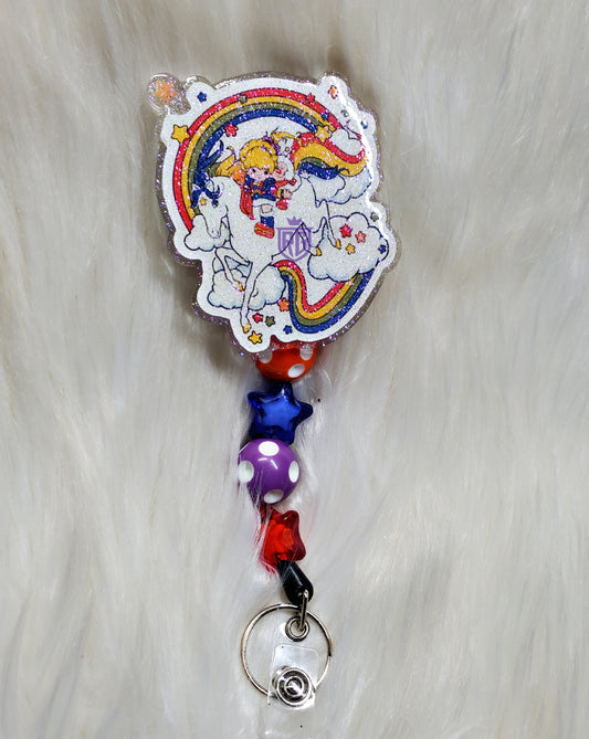 80's Rainbow Brite Badge Reel