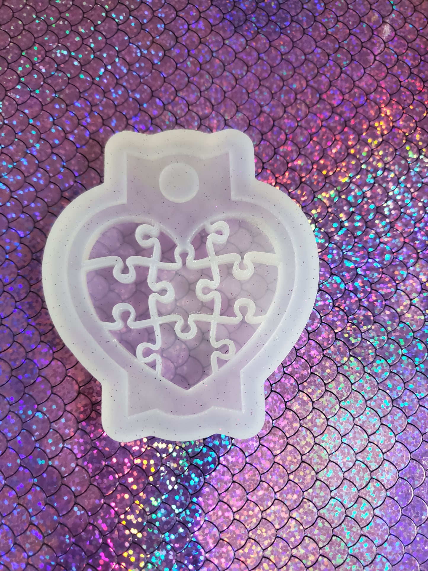 Autisum Puzzle Heart Stanley Topper  Mold