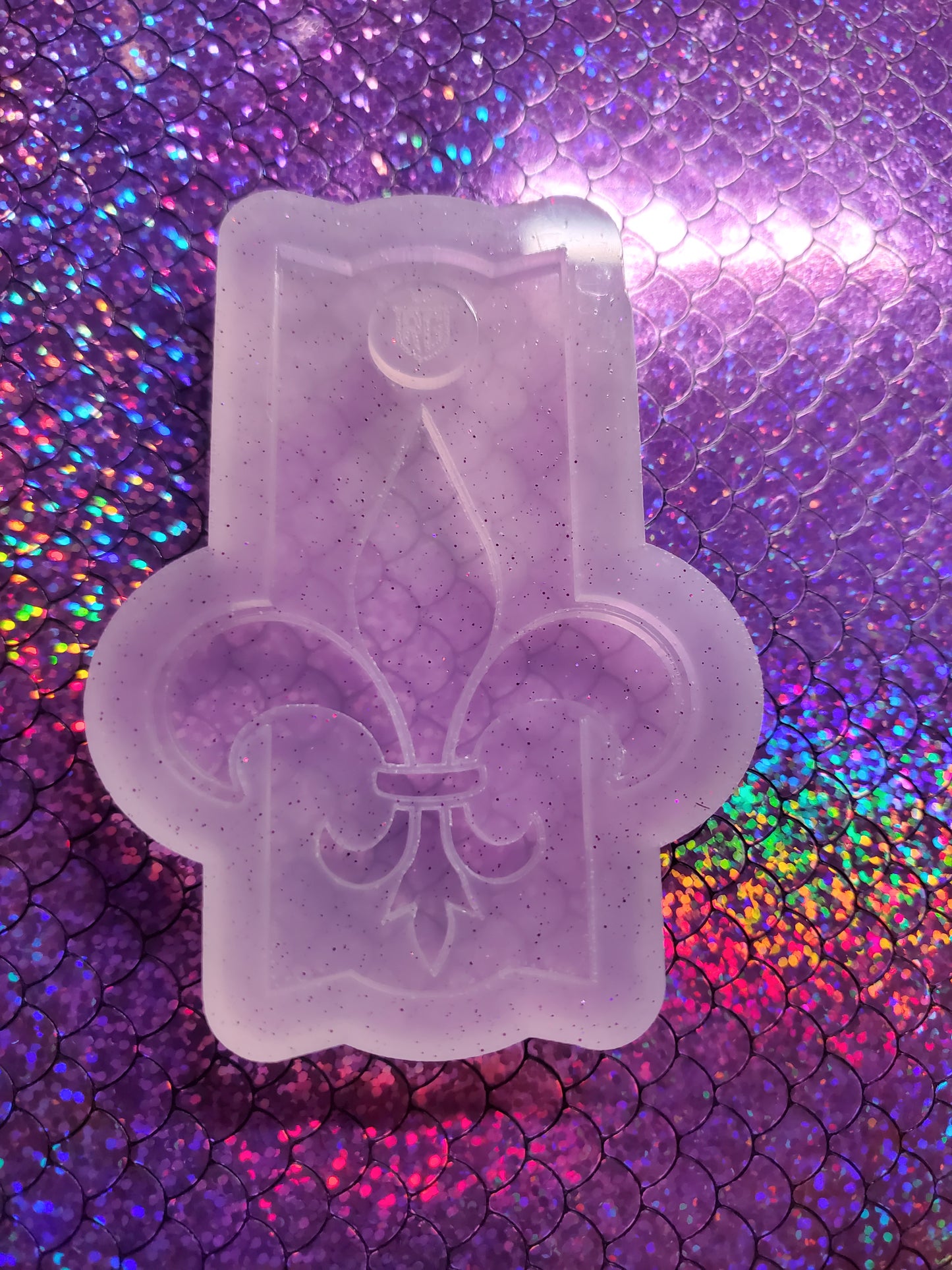 Fleur De Lis/ Mardi Gras 3D Stacked Stanley Tumbler Topper Mold