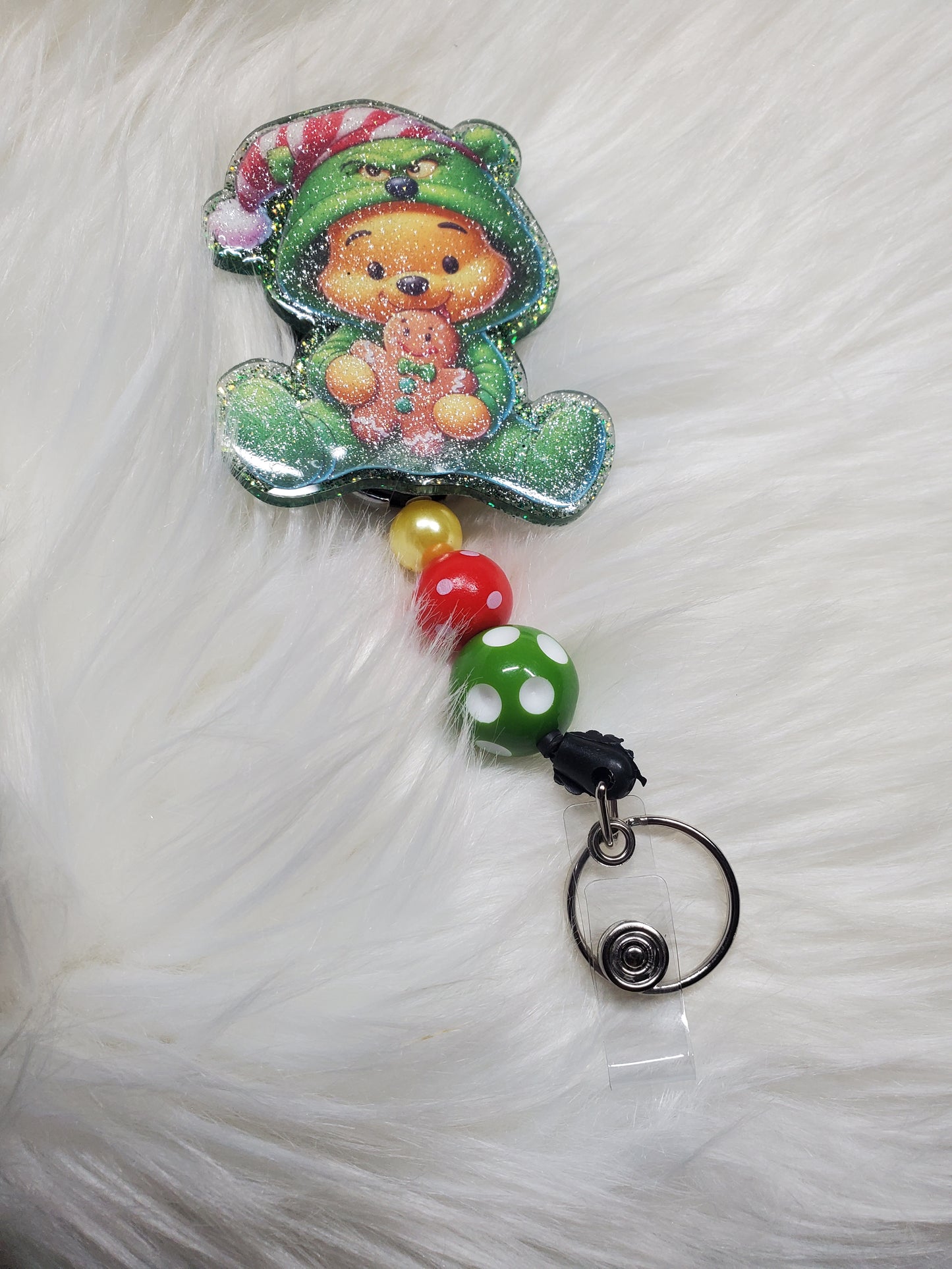 Winnie The Pooh Grinch Badge Reel