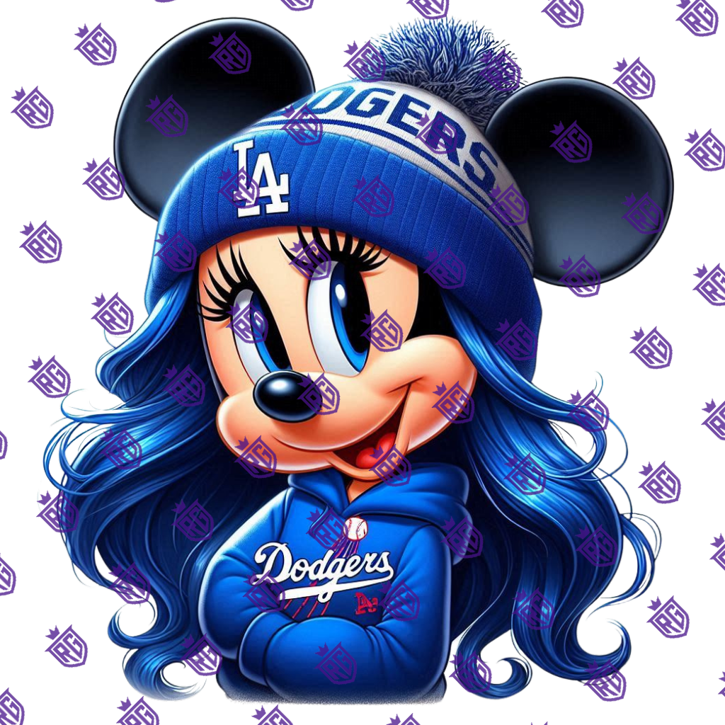 Dodgers Acrylic Blank With Decals