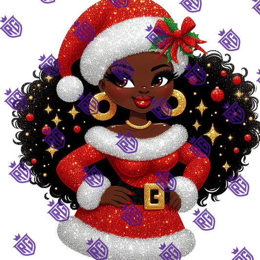 Mrs.Clause Acrylic Blank With Decal