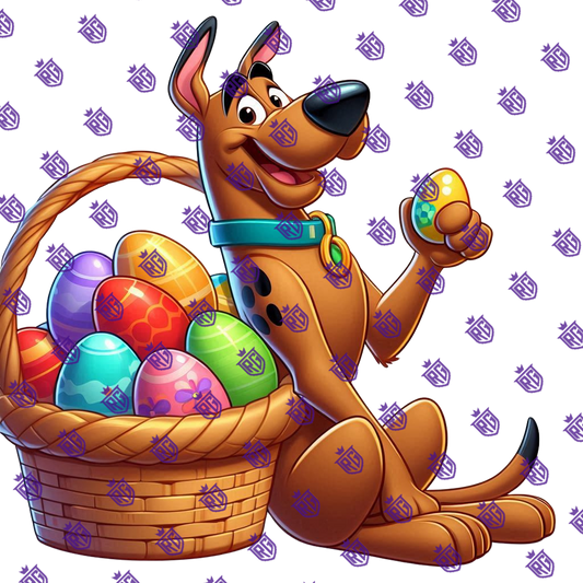 Scoob Easter Acrylic Blank With Decals