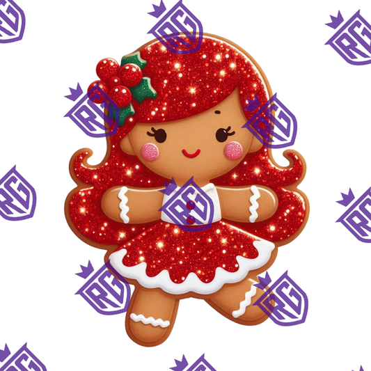 Gingerbread girl Christmas Acrylic blanks