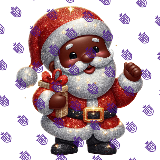 Santa Clause Acrylic Blank With Decal