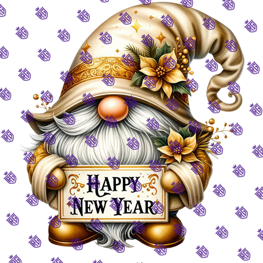 New Years Acrylic Blank With Decals