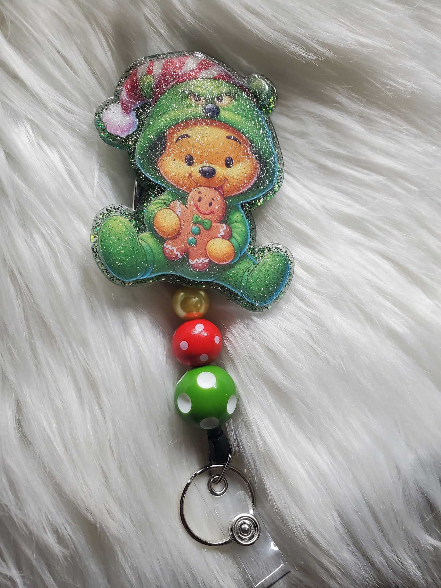 Winnie The Pooh Grinch Badge Reel