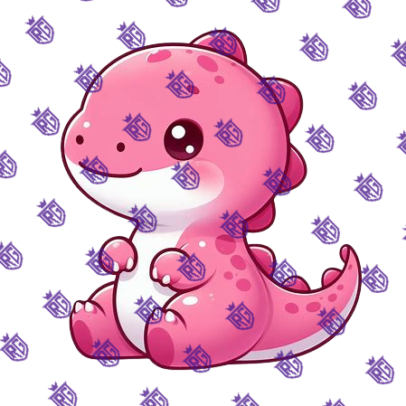 Pink Dino *PNG*{Digital Download}