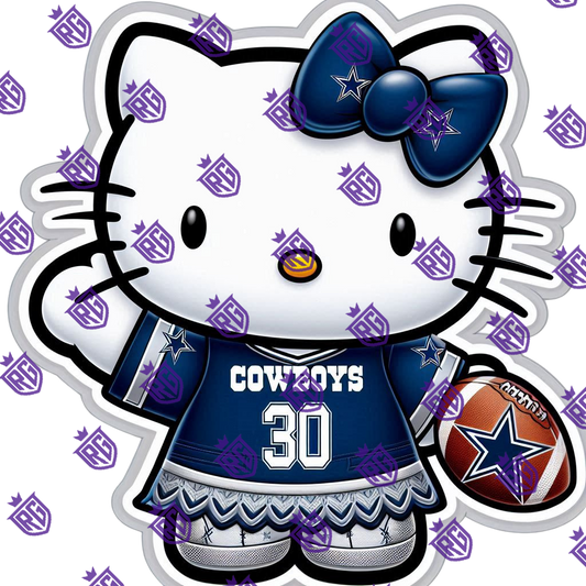 Hk Cowboys Acrylic Blank With Decal