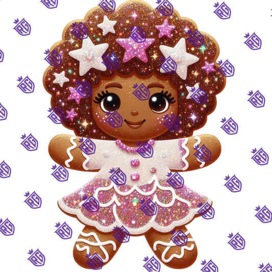 Gingerbread girl Christmas Acrylic blanks