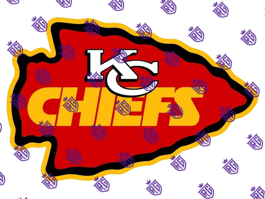 Chiefs Acrylic Blank With Decals