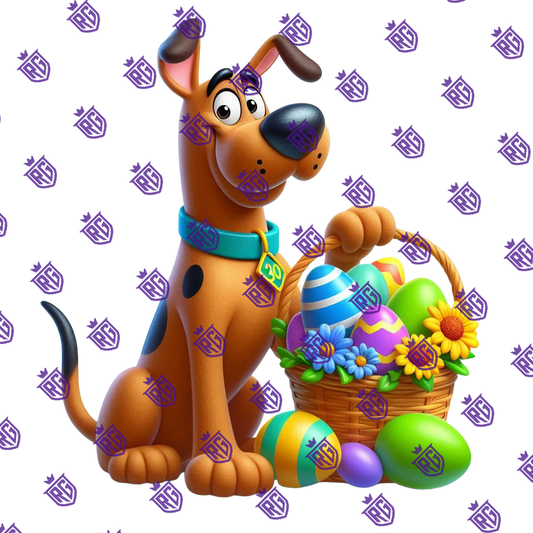 Scoob Easter Acrylic Blank With Decals